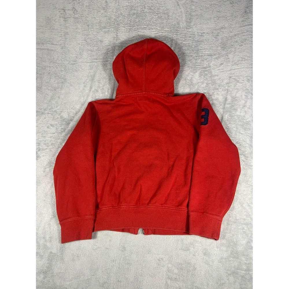 Polo Ralph Lauren Big Pony Hoodie Plaid Hood Red Men Size XL - Picture 7 of 10